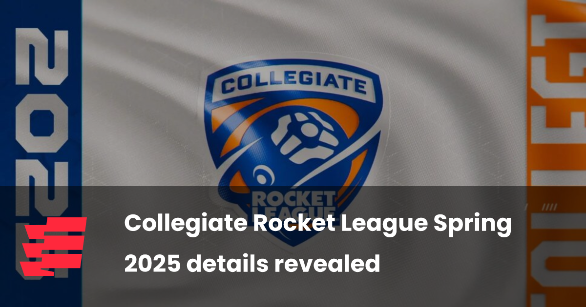 Collegiate Rocket League Spring 2025 details revealed esports.gg